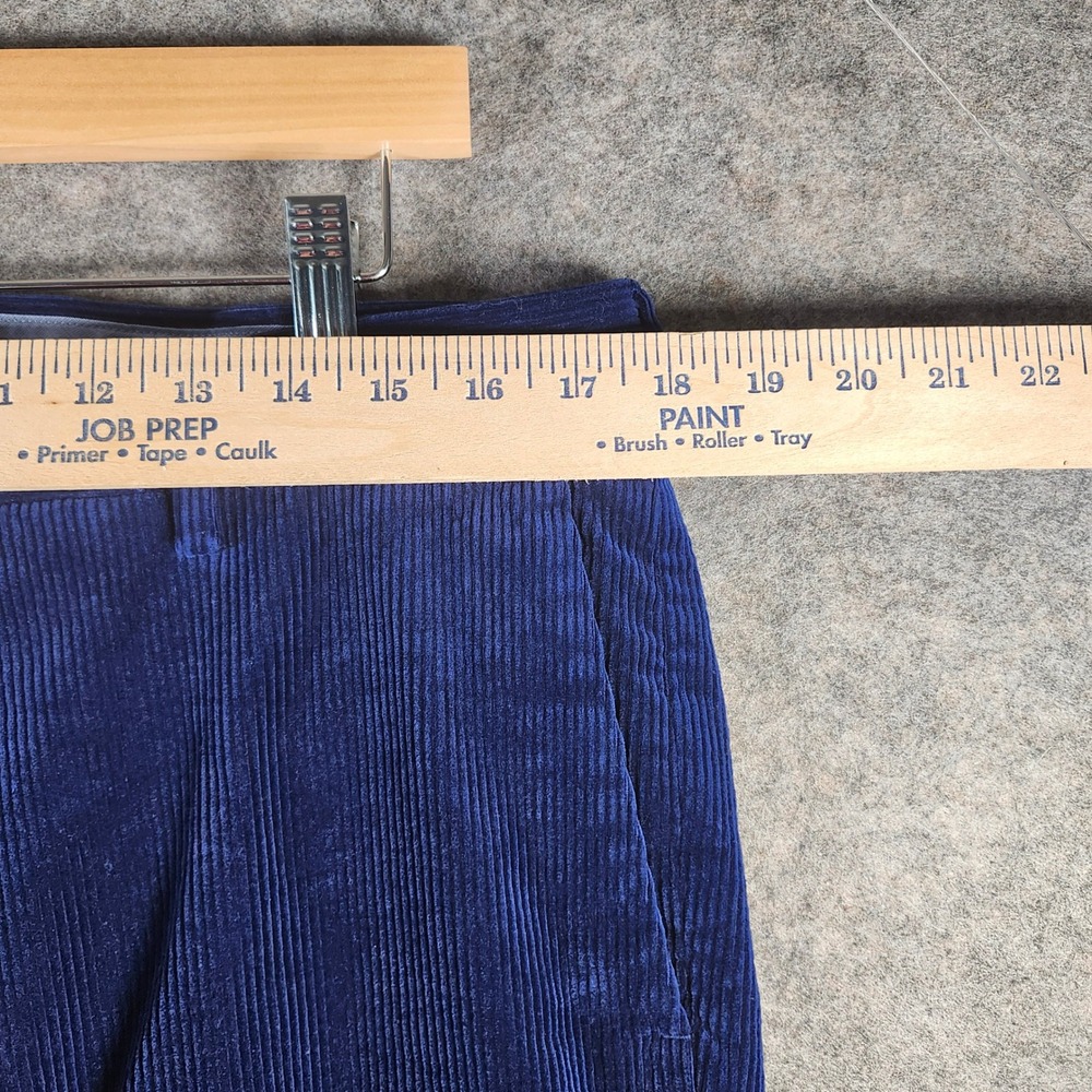 VTG Polo Ralph Lauren Men Royal Blue Corduroy Pants Classic Fit 36x30 Rare Y2K - Picture 3 of 16